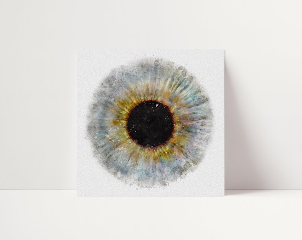 Captivating Eye Art Print: A Vision of Anatomical Beauty - 109 eye art print Optometrist canvas art