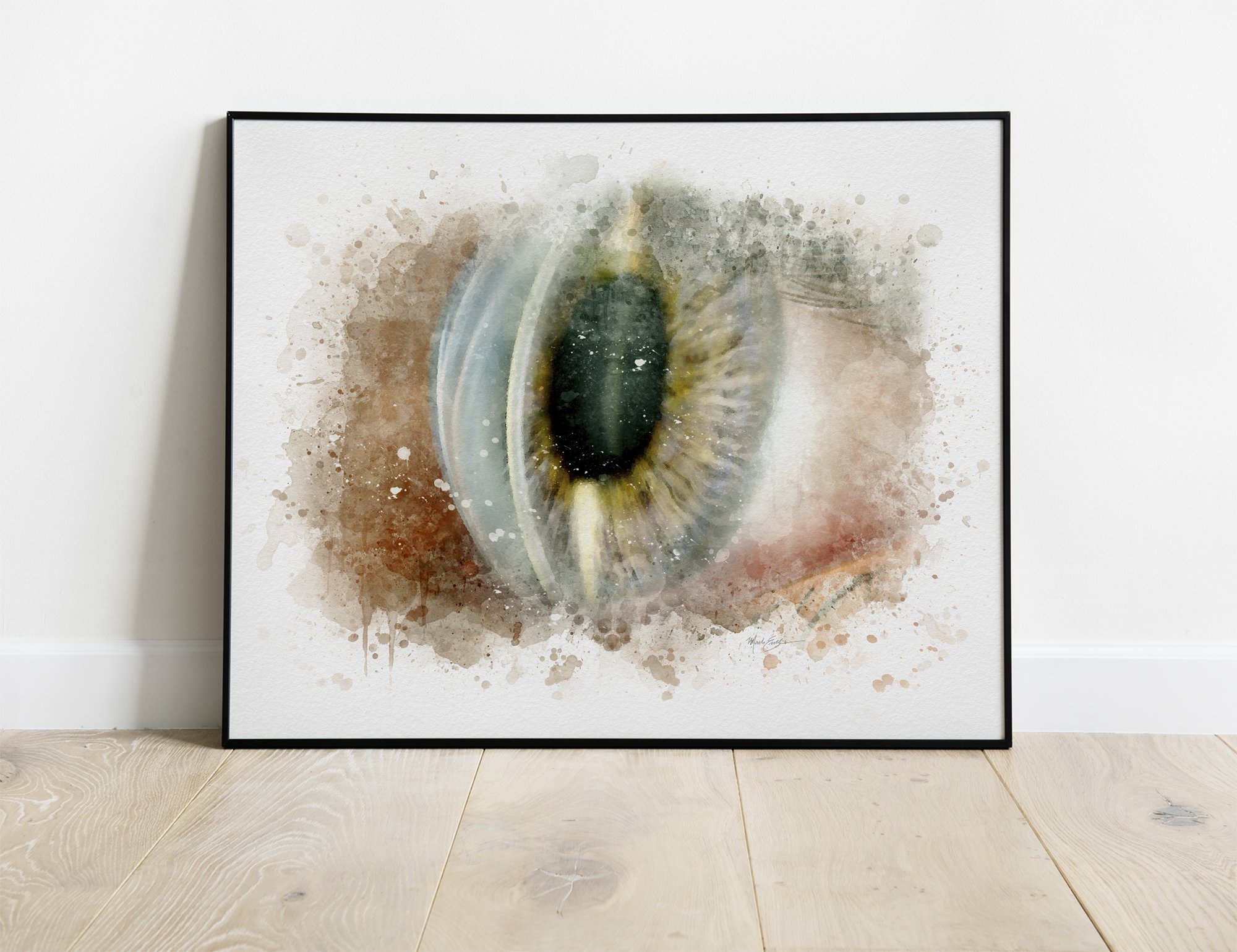 Slit lamp art print for optometrists and clinics, exam room decor slit lamp art Optometrist wall decor