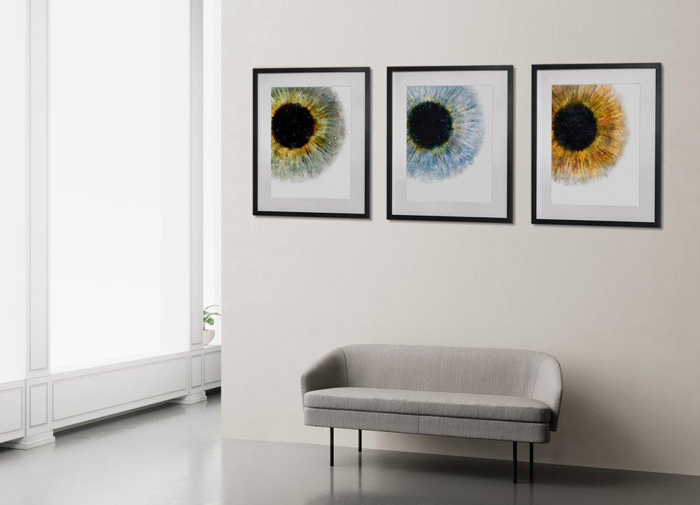 Iris art prints set of three for eye care offices and clinics décor. All 3 prints 20% off iris art Iris watercolor art