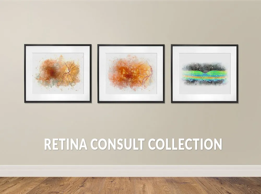 Retina consult room decor wall art prints